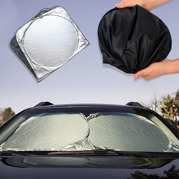 Basics Solskærm til forrude, foldbar, 150 x 69 cm, tyk