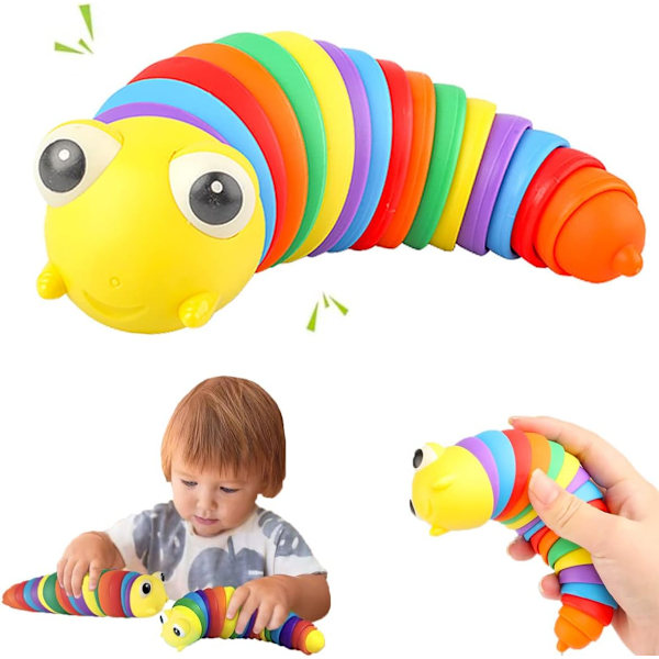 1 Stycke Färgglad Avkopplingssnigel Snigel Snigel Snigel Caterpillar Decomp