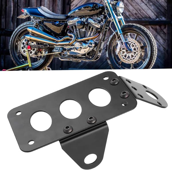 Motorsykkel Nummerplatefeste Brakett Aluminiumslegering Sidemontering