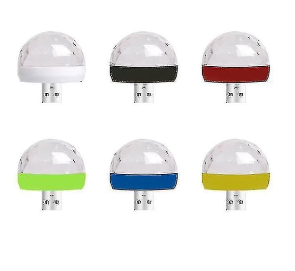 6-pack USB-styrd magisk boll LED-elf mobiltelefon mini co