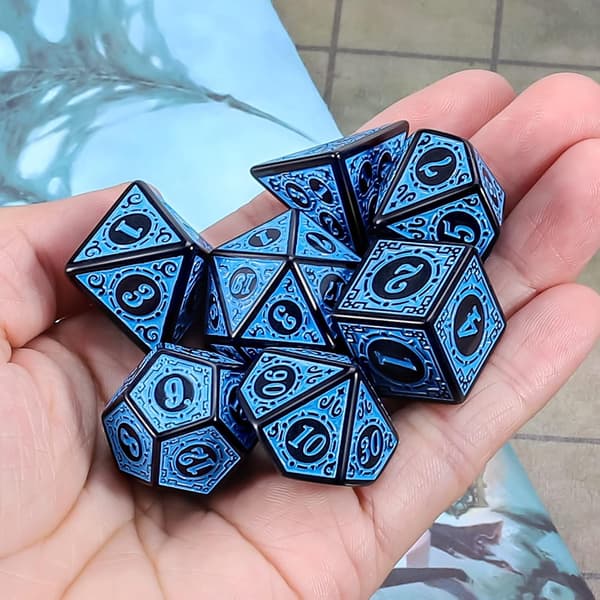 Monikulmaiset Noppasetti Dungeons and Dragons RPG MTG Roolipelille