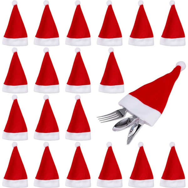 20 Mini Jultomteluvor, Bestickpåse (12cm) - Mini Jul DXGHC