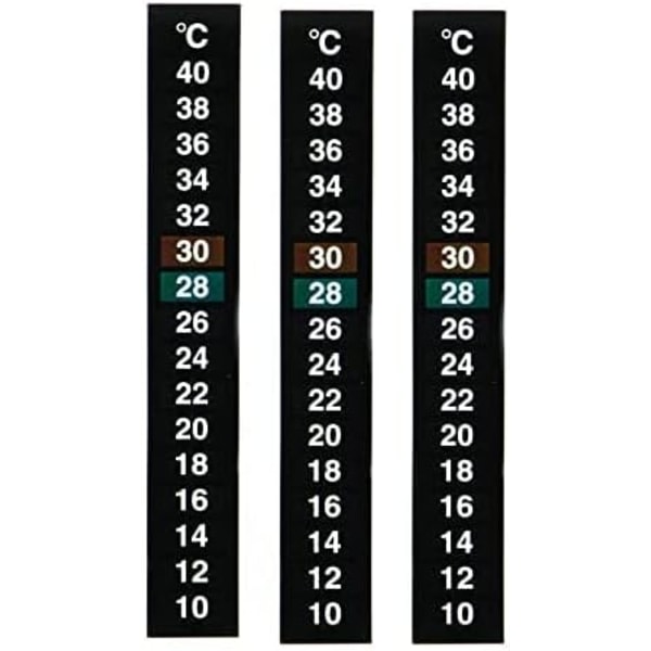 3 stycken termometerremsor Akvarium Fiskar Termometer Temperatur