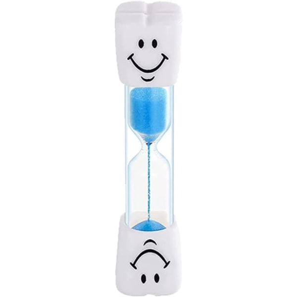 3min Smiley Kids blå tandborste Sand Timer - 120 sekunders timglas