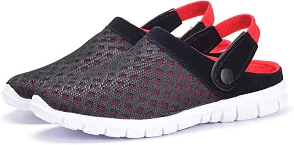 Sommer sandaler for menn, pustende mesh hagesko, perforerte DXGHC