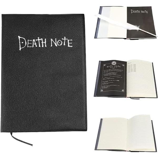 Death Note notesbog, Anime-tema Death Note med halskæde og fjer