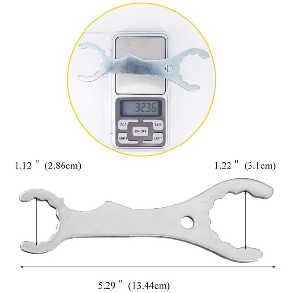 2 kpl Premium Multi-Function Tap Wrench - Hanatyyppinen liitäntä M