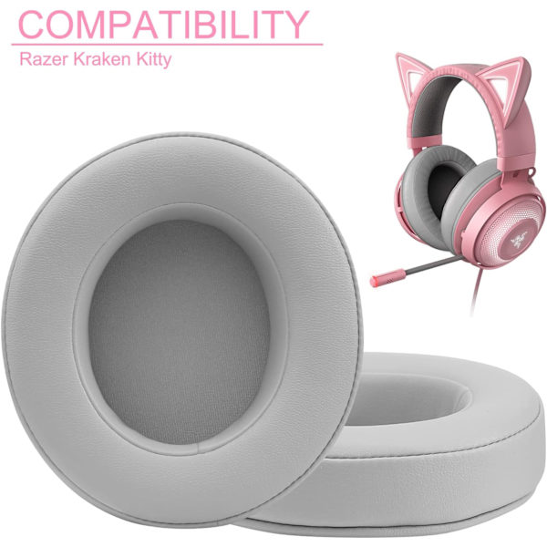 1 Par Ersättningsöronskydd för Razer Kraken Kitty Headsets