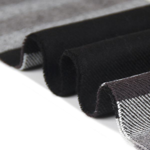Efterårs- og vinterfarveblok mænds tørklæde imitation cashmere kvast