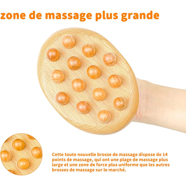 Svampemassage - Anti-cellulite Massager - Lymfedrænage