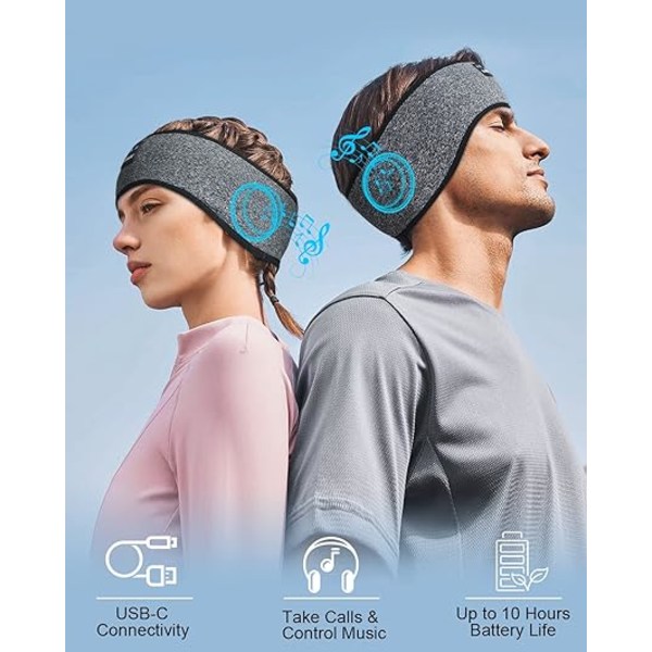 Pannband Trådlösa Bluetooth hörlurar, Sömnhörlurar Presenter DXGHC