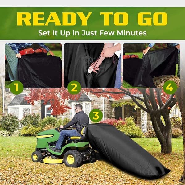 Plenklipper-løvpose 244*142cm Oxford-stoff for innsamling