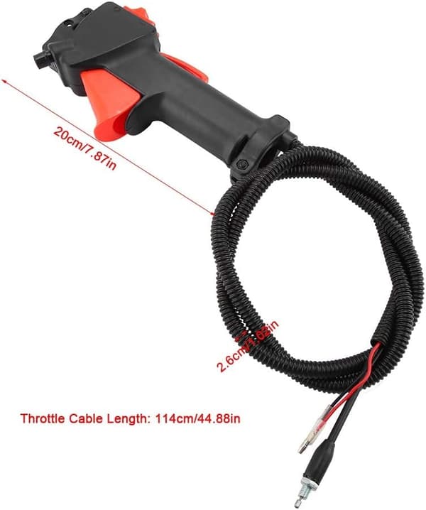 26 mm Greppreglagebrytare Trigger Plastkabel Grästrimmer Grepp Swi
