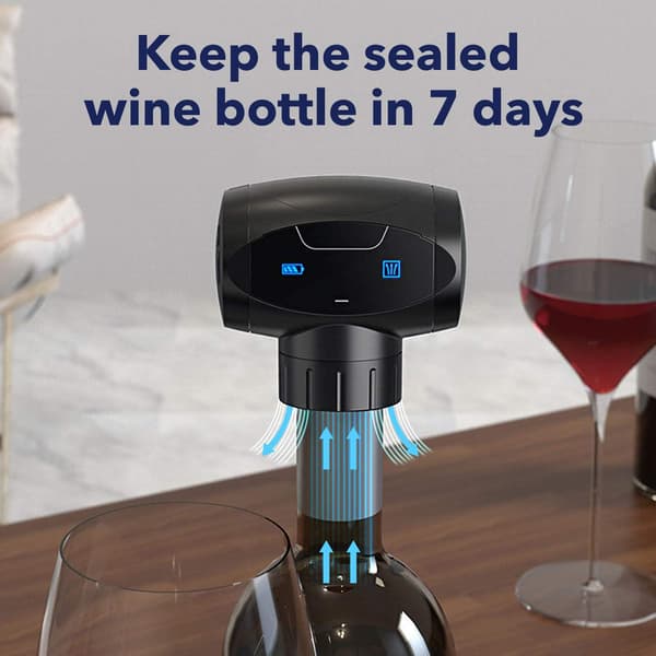 Elektrisk Automatisk Vinstop - Vinspareflaske Genanvendelig