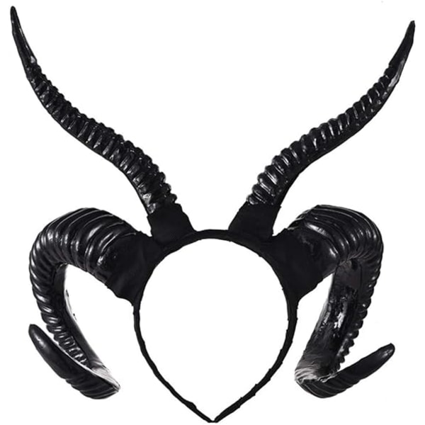 Gotisk antilop Horn Hoop Pannband Skogsdjur Vädurutställning