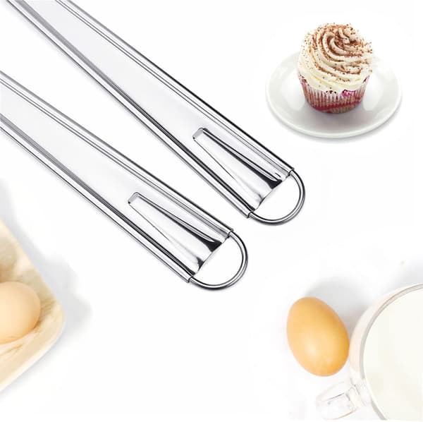 Rustfrit Stål Spiral Køkkenpisker Mini Mixer Rør (Sølv)2