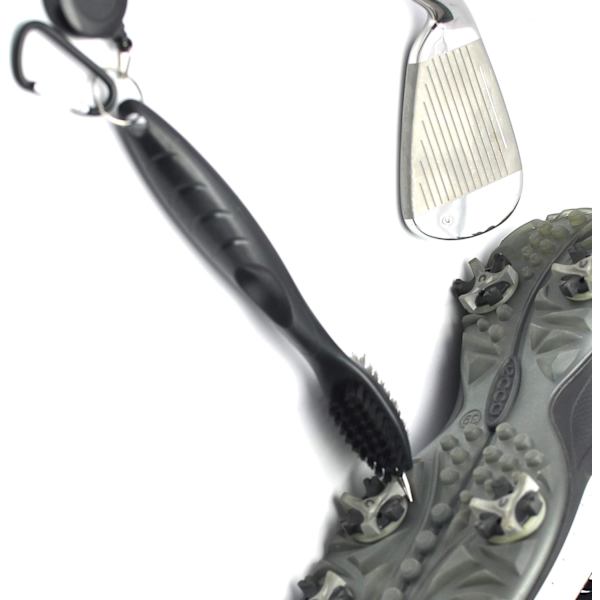 Tri-Ply Mikrofiber Waffle-Mönstrad Golfhandduk - Borstverktygssats med