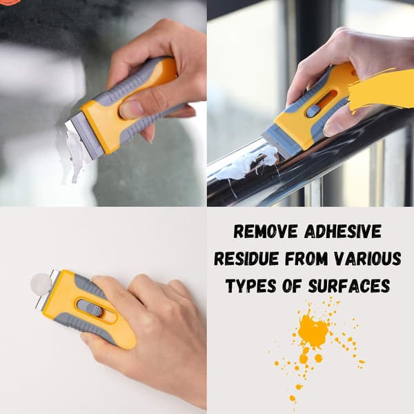 Razorbladsskraber, 2-pak, Razor Scraper-sæt med 20 ekstra blade