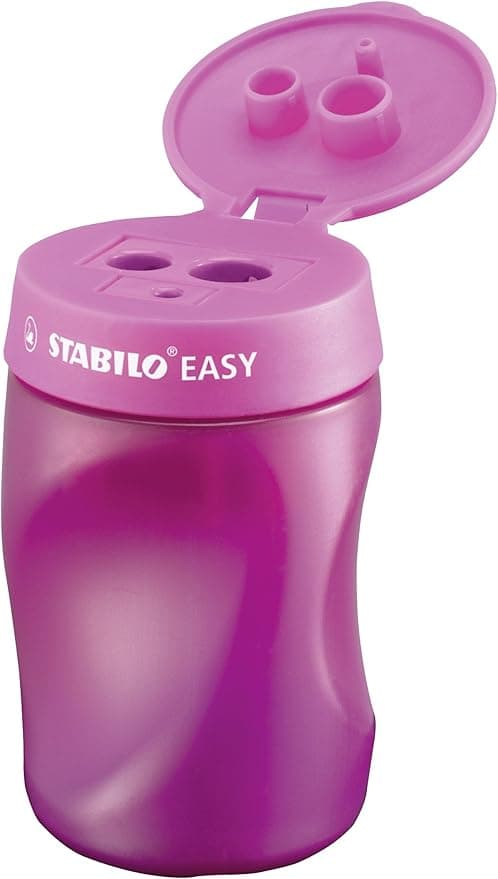 Ergonomisk Pennavässare - Rosa - Med Sänka - Höger Händer
