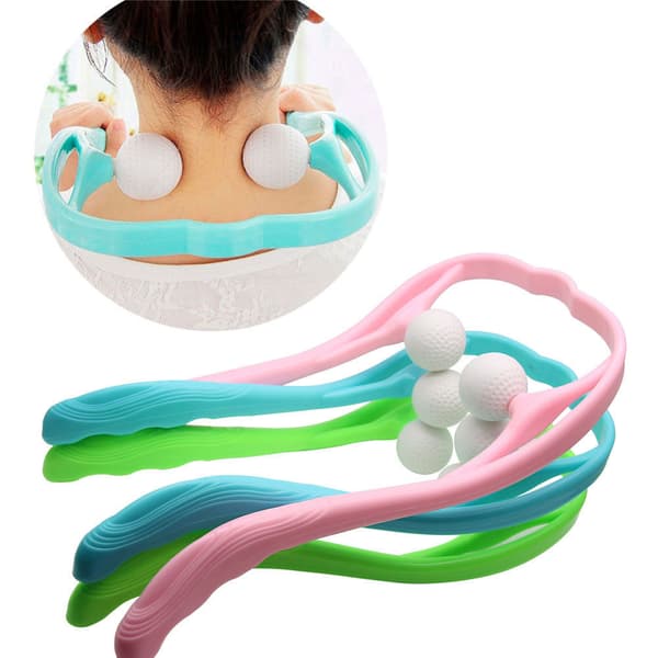 Nackmassager Shiatsu Djupvävnad Dubbla Triggerpunkter Axlar