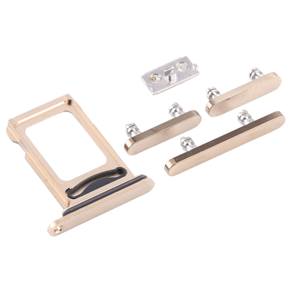 SIM-kortfack + SIM-kortfack + Sidoknappar för iPhone 12 Pro Max DXGHC