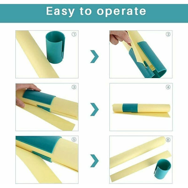 Papperskärare för presentpapper, 3 delar Glidande presentpapperskniv DXGHC