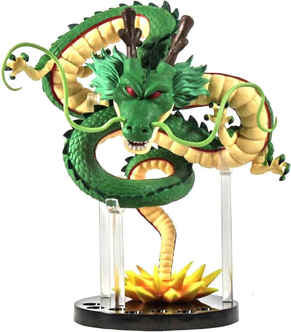 Harpiks Shenron Figur Shenlong Statue Sæt + 4,3 cm Krystalkugler +