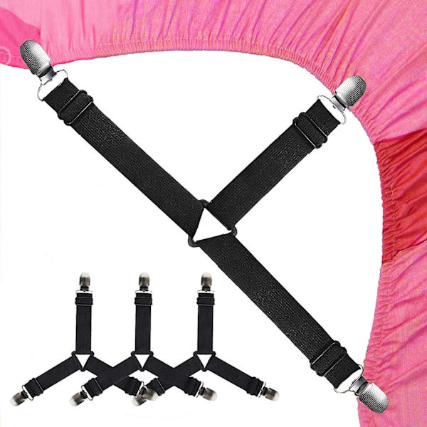 Sengestrop Fasteners, Trekant Sengestrop Klips, 3 Vejs