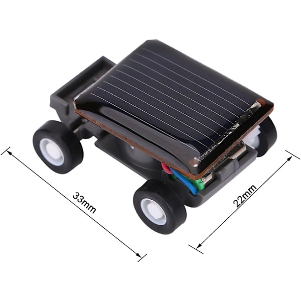 Solbil, Mini Solcelled Lekebil for Barn Hjerne Trening Edu