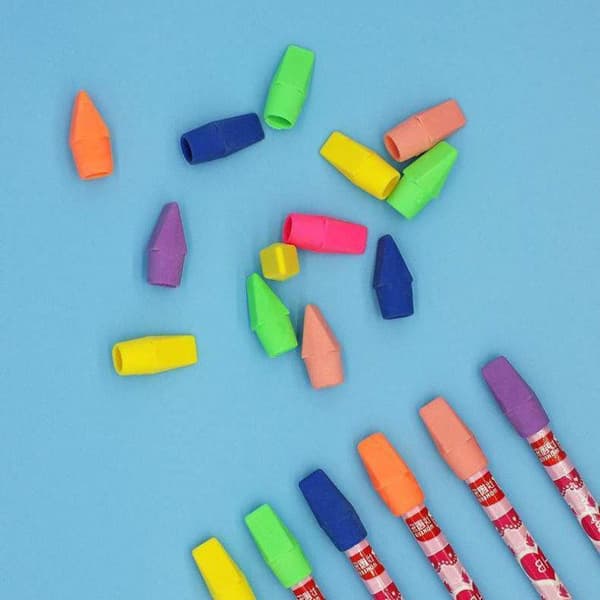 Blyanttoppen Eraser, Hetter Eraser, 100-pakning