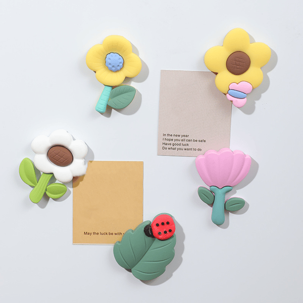 5 st Plant Kylskåpsmagnet, Dekorativa Kylskåpsmagneter