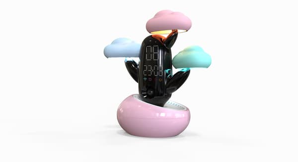 Vädertidslampa Smart väckarklocka Multifunktionell Bluetooth