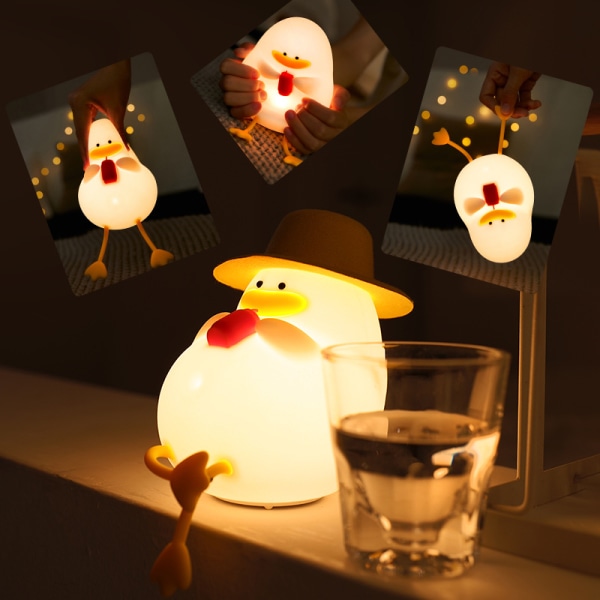 Happy Ya sjov lampe blødt lys farveskift timing øjenbeskyttelse f
