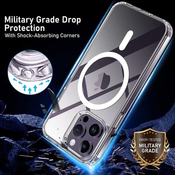 Magnetiskt Skal Kompatibelt med iPhone 14 Pro Max Kompatibelt med ,