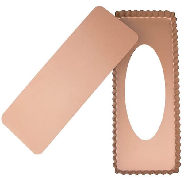Tårtpanna med 36x15 cm lyftbotten rektangulär quichebakning DXGHC