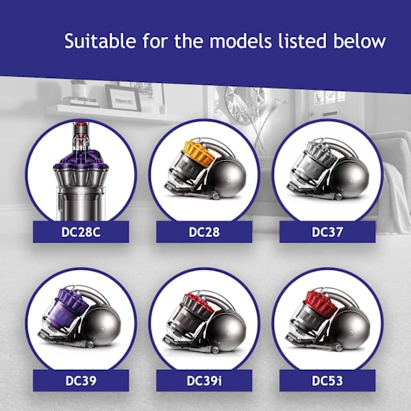 Filter till Dyson DC28 DC28 C DC37 DC39 DC39I DC53 Dammsugare