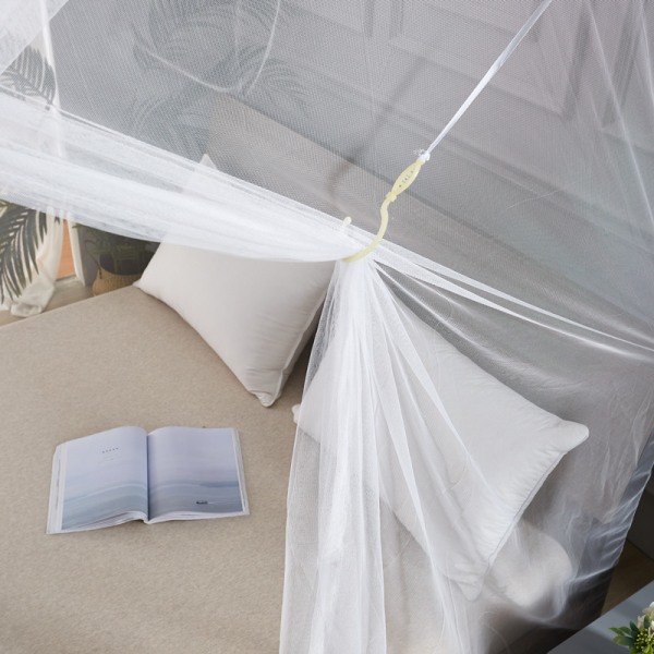 Myggnett for dobbeltseng, Hvit, 200 x 220 x 190 cm