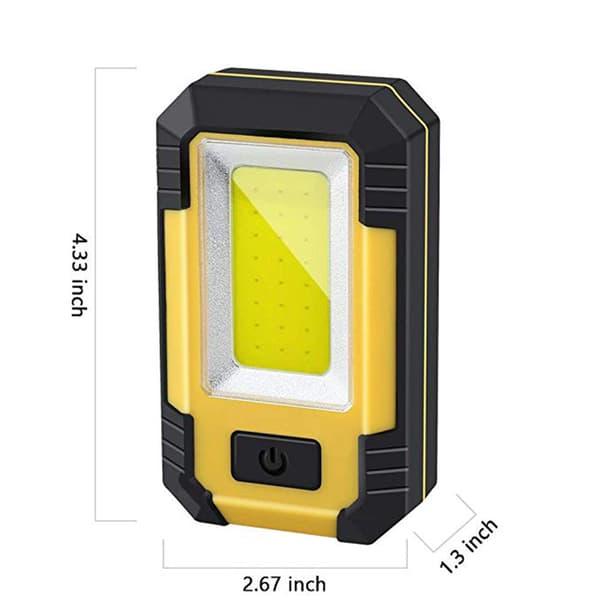 Y36 LED arbeidslys med magnet, USB-ladbart, bærbart campinglys