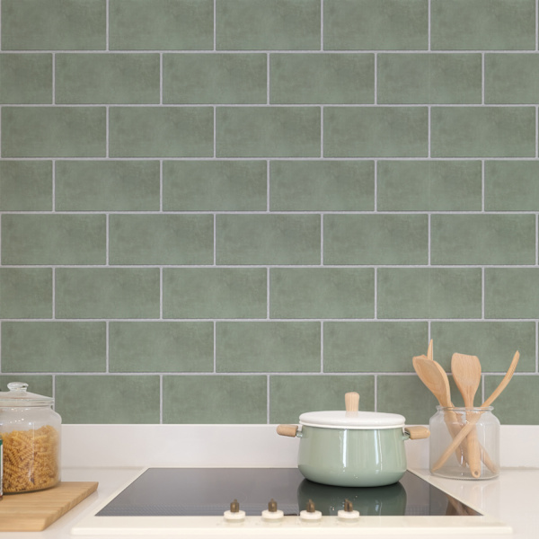 12 stk 30*15cm/11.8*7.87\" Tykke Flis Klistremerker Selvklebende PV