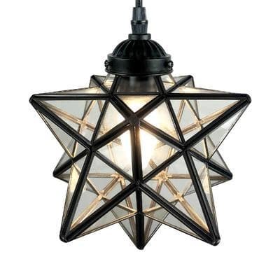 Retro Loftlampe Industriel Loftlampe - Vintage Sort  DXGHC