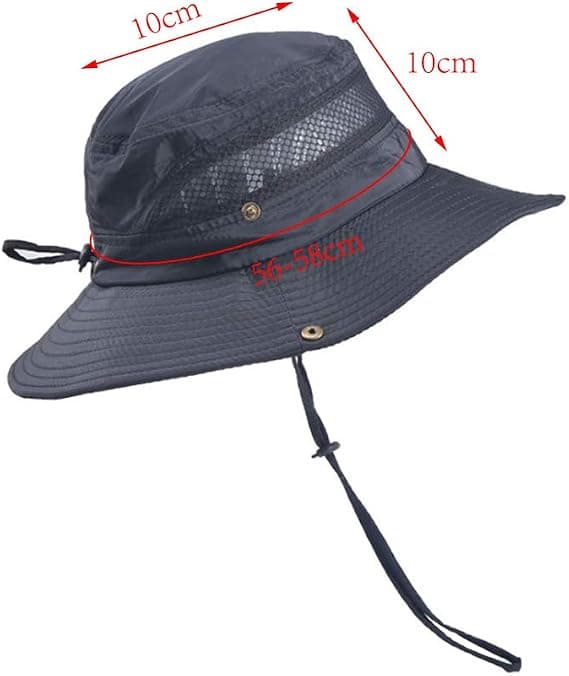 Solhatt for menn og kvinner - Vandring, Safari, Utendørs, Foldbar, Sommerhatt