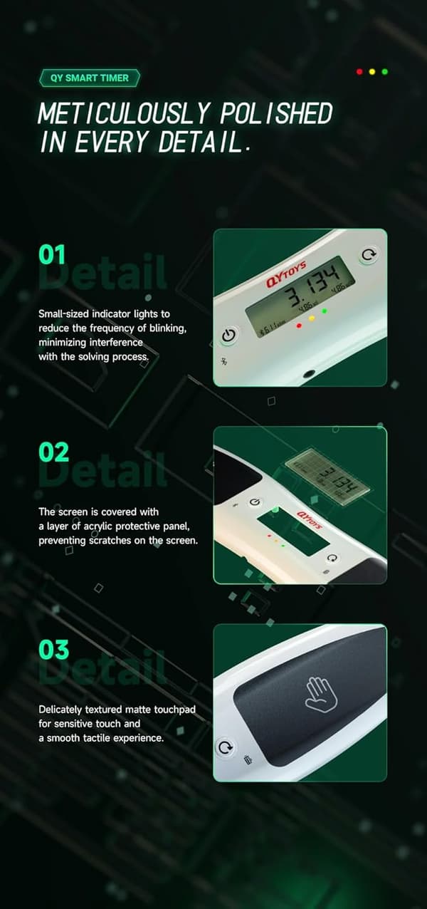 Smart Timer til 3x3 Speed Cube Puslespil 3x3 Magic Cube Timer