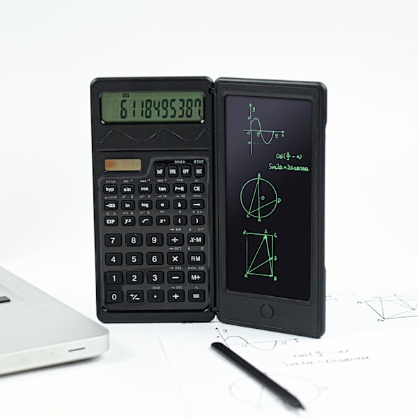 Bredd solfunktion kalkylator Tablet Bärbar 12-siffrig display