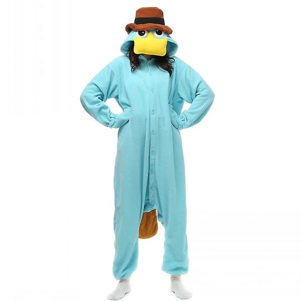 Unisex Perry Platypus -asu Bodysuit Monster Cosplay Pyjama A