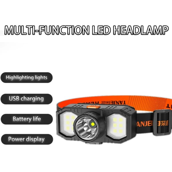 Uudet LED-otsalamput COB Mini Valo Ulkoilma Pitkä Ammunta Päässä