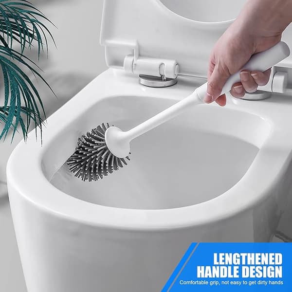 WC-harja ja teline, kuolleen kulman wc-puhdistusharja