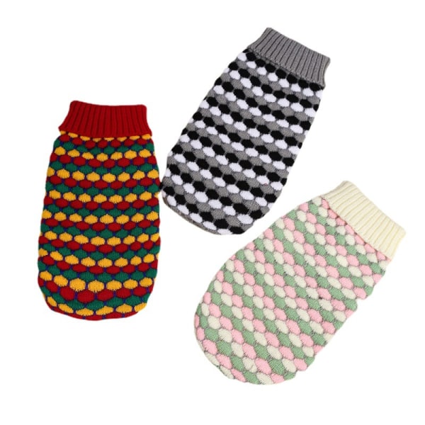 3 nya djurtröjor Nya höst/vinter hundkläder Teddy Boxer tröja