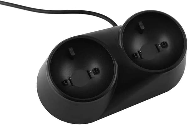 Dubbel USB-laddningsdockningsstation Stativhållare för PS4 VR-kontroll DXGHC