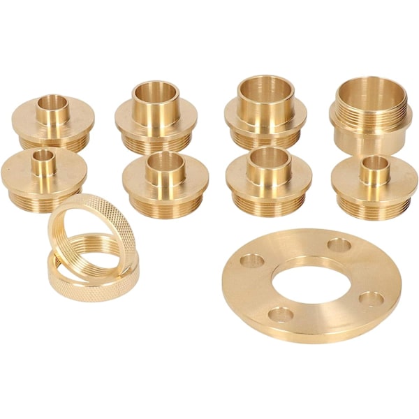 Fräsguide-set, 11 delar/set Mässingmodell Fräsguide-set med lås