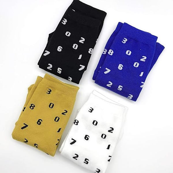 Flip-Flop Sokker Split Toe Tabi Sokker Ninja Geta Sokker 4-Par